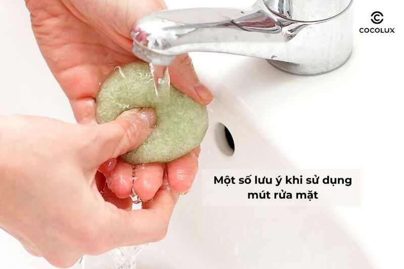 Lưu ý khi sử dụng mút rửa mặt
