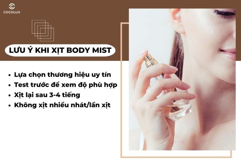 xịt body mist đúng cách sẽ khiến bạn trở nên tinh tế hơn