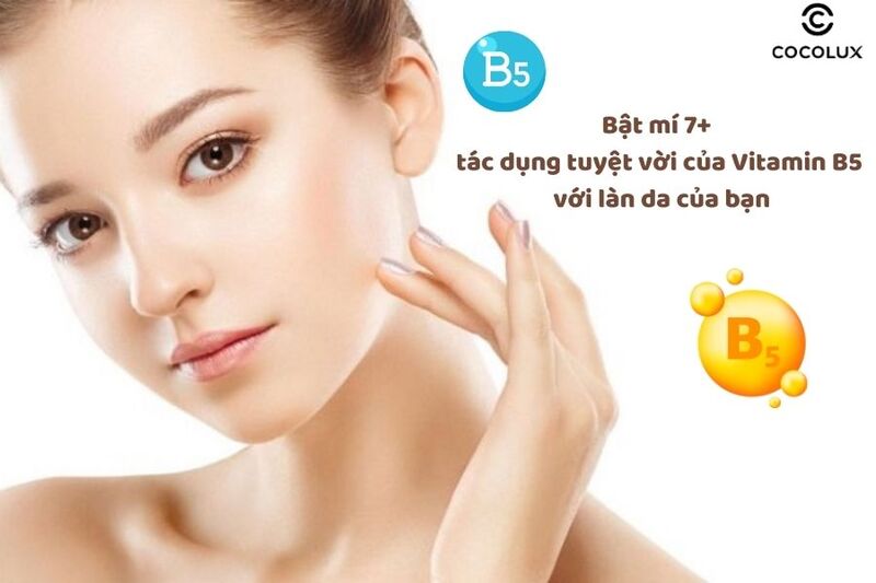 Bật mí 7+ tác dụng tuyệt vời của Vitamin B5 với làn da của bạn