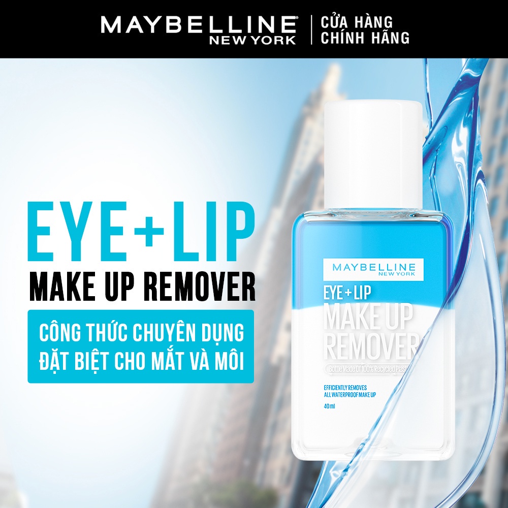 Nước Tẩy Trang Mắt Môi Maybelline Eye Lip Make Up Remover 40ml