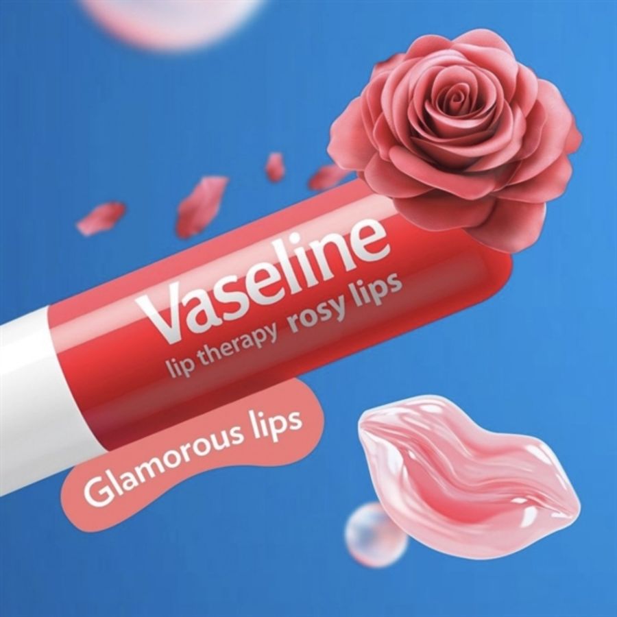Son Dưỡng Vaseline Dạng Thỏi Lip Therapy Rosy Lips 4.8g