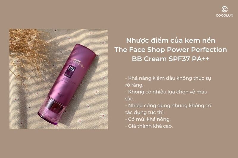 Review kem nền đa năng The Face Shop Power Perfection BB Cream SPF37 PA++