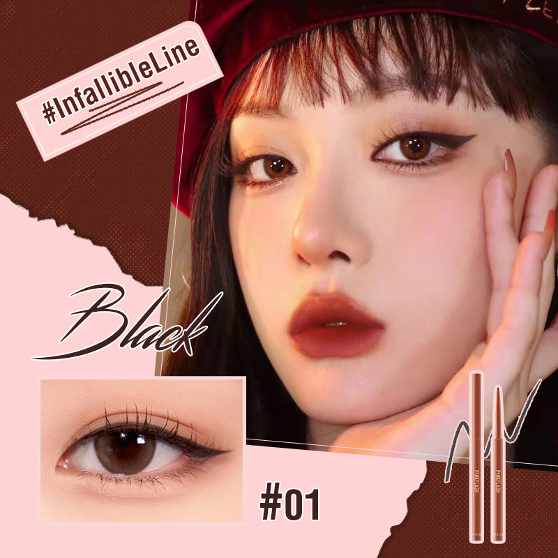 Bút Kẻ Mắt Pinkflash ProTouch Eyeliner Pencil Dạng Gel Chống Thấm Nước - 01 BLACK