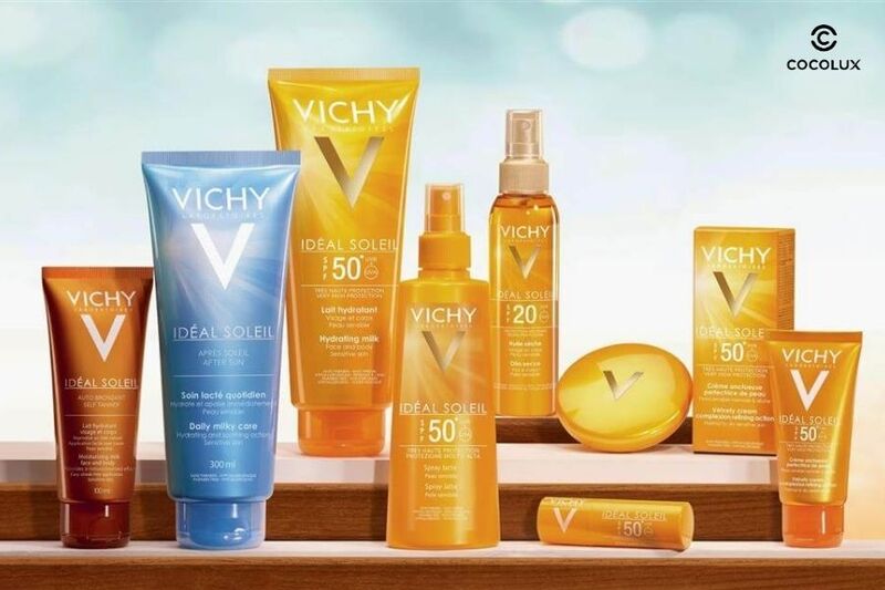 Kem ch&ocirc;́ng nắng Vichy