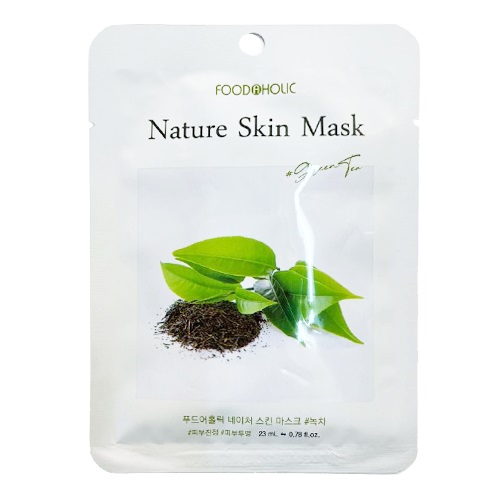 Mặt Nạ 3D Foodaholic Nature Skin Mask Trà Xanh 25ml