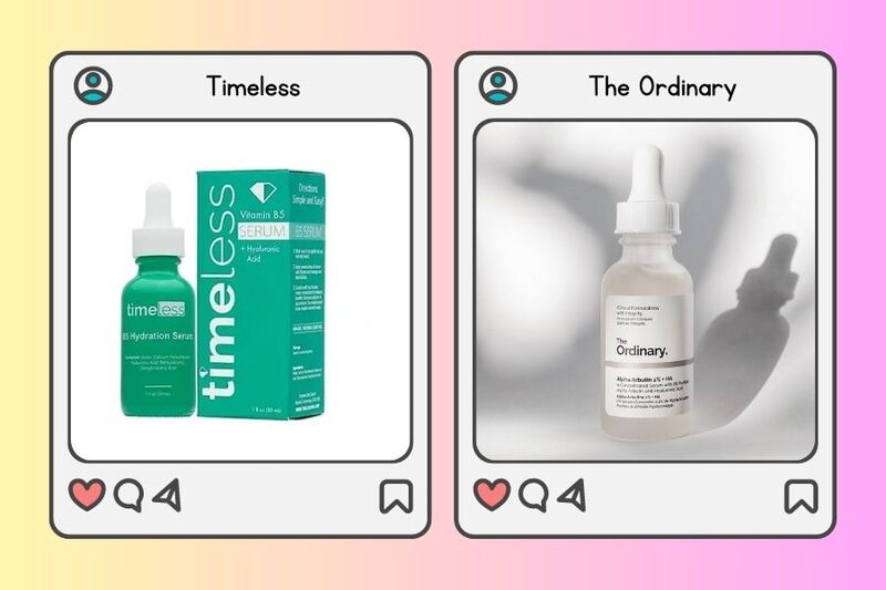 Serum b5 Timeless v&agrave; The Ordinary loại n&agrave;o tốt hơn?