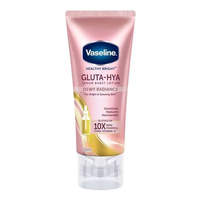 Sữa Dưỡng Thể Vaseline Gluta-Hya Serum Burst UV Lotion Dewy Radiance Sáng Da Chuyên Sâu Ban Đêm 70ml