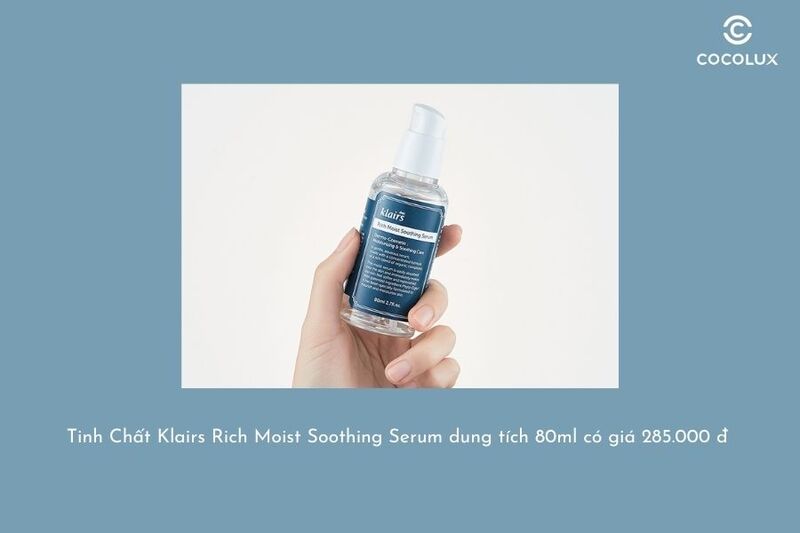 Giá của tinh chất Klairs Rich Moist Soothing Serum