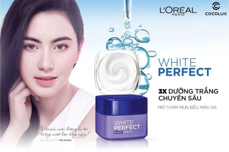 Đánh giá kem dưỡng trắng da L’Oreal ban đêm