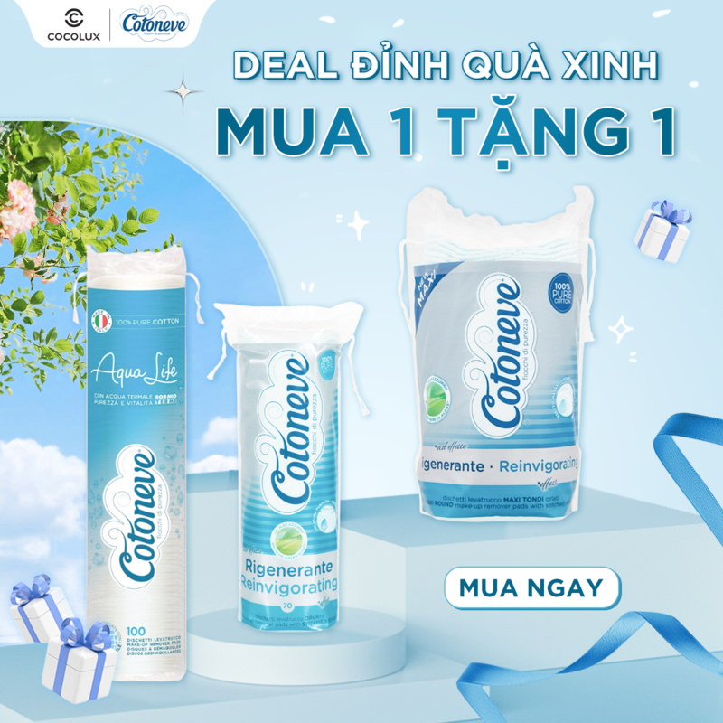 Cotoneve - Deal đỉnh quà xinh - Mua 1 tặng 1