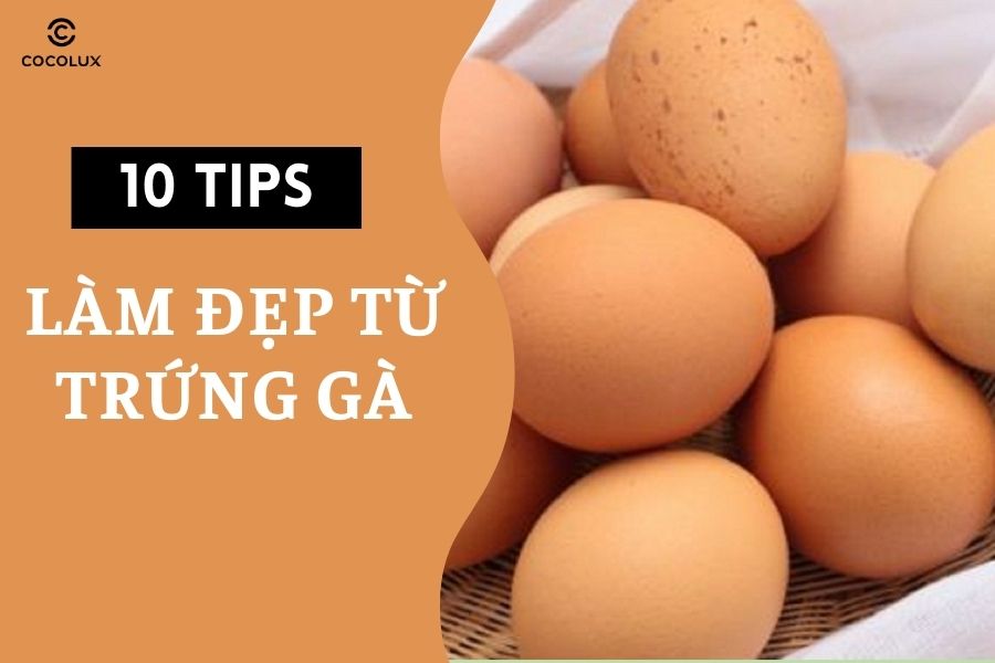 Khám phá 10 tips làm đẹp từ trứng gà cực đơn giản