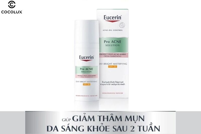 Thiết kế kem dưỡng Eucerin Pro Acne Solution Protect Post-Acne Marks From Darkening Day Bright Mattifying SPF 30&nbsp;