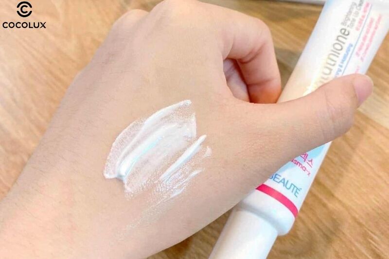Kết cấu kem dưỡng Melasma-X Glutathione