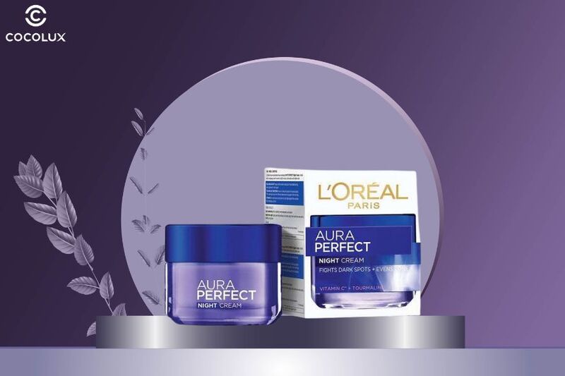 Thiết kế kem dưỡng L&rsquo;Oreal Paris Aura Perfect Night Cream