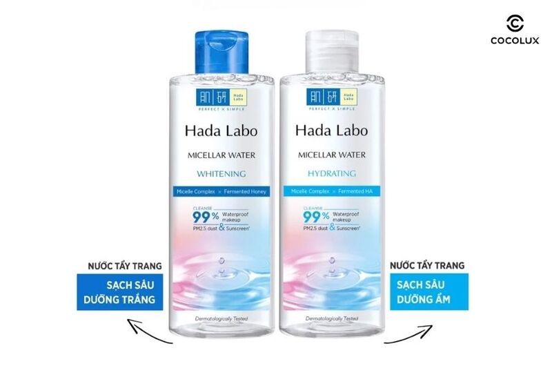 C&ocirc;ng dụng của nước t&acirc;̉y trang Hada Labo Micellar Water