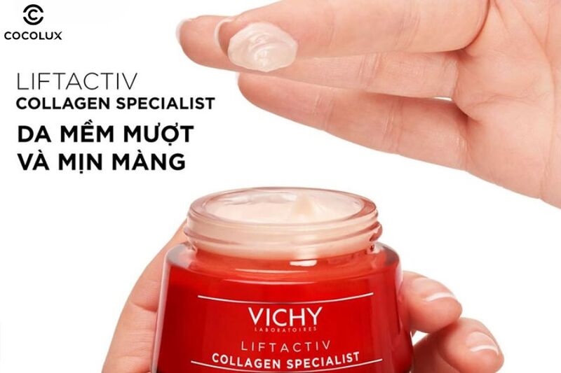 Kết cấu Kem Dưỡng Vichy Liftactiv Collagen Specialist