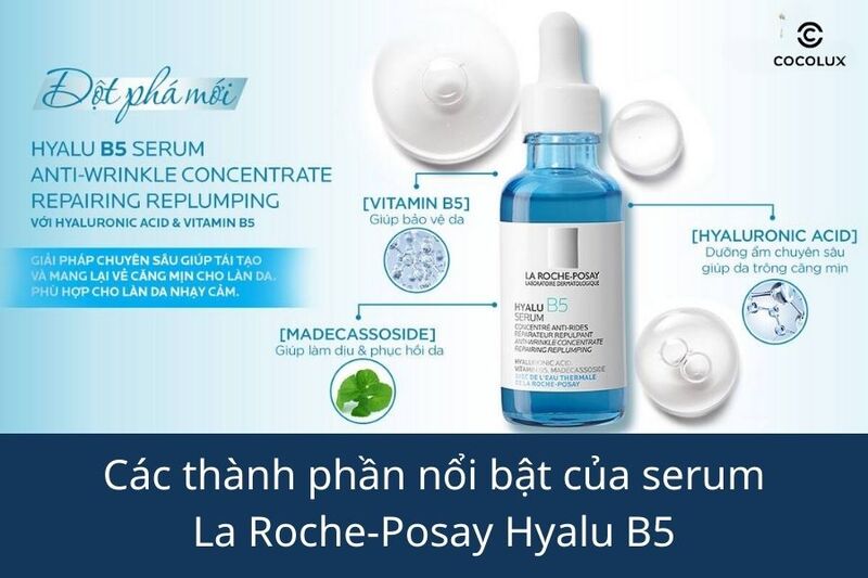 Thành ph&acirc;̀n chính của&nbsp;serum La Roche-Posay Hyalu B5