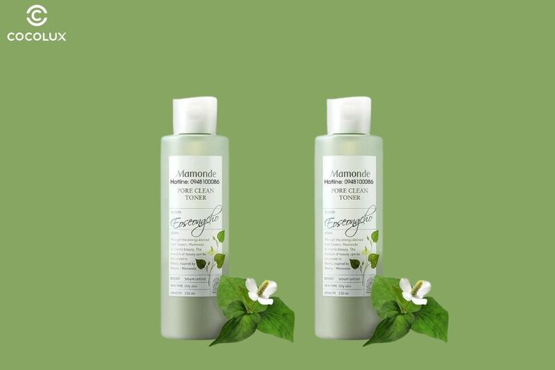 Thiết kế bao bì của Toner Mamonde diếp cá