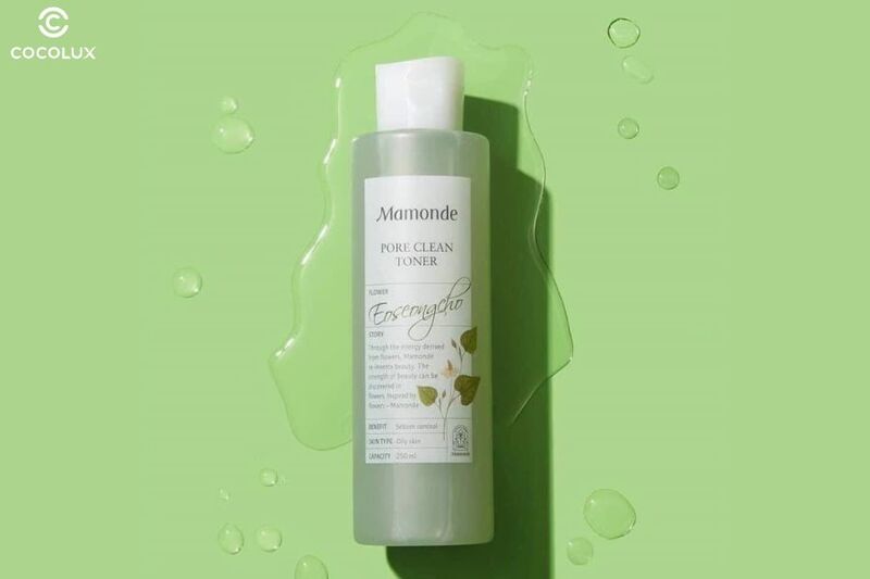 Kết cấu dạng lỏng của Toner Mamonde diếp cá