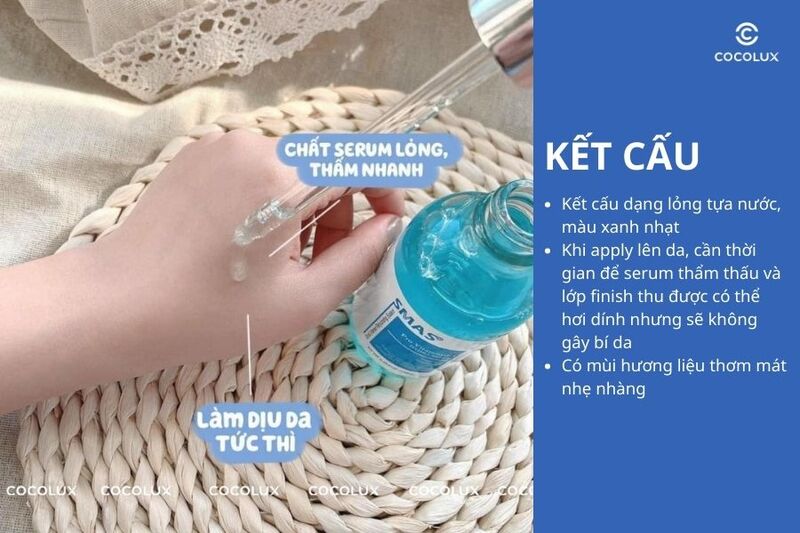 Kết cấu của serum SMAS Pro Vitamin B5 Hydra