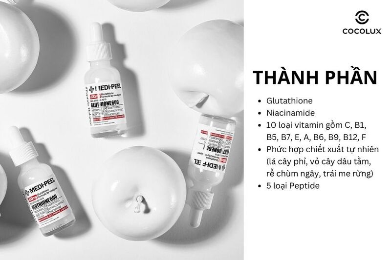 Review serum dưỡng trắng Medi