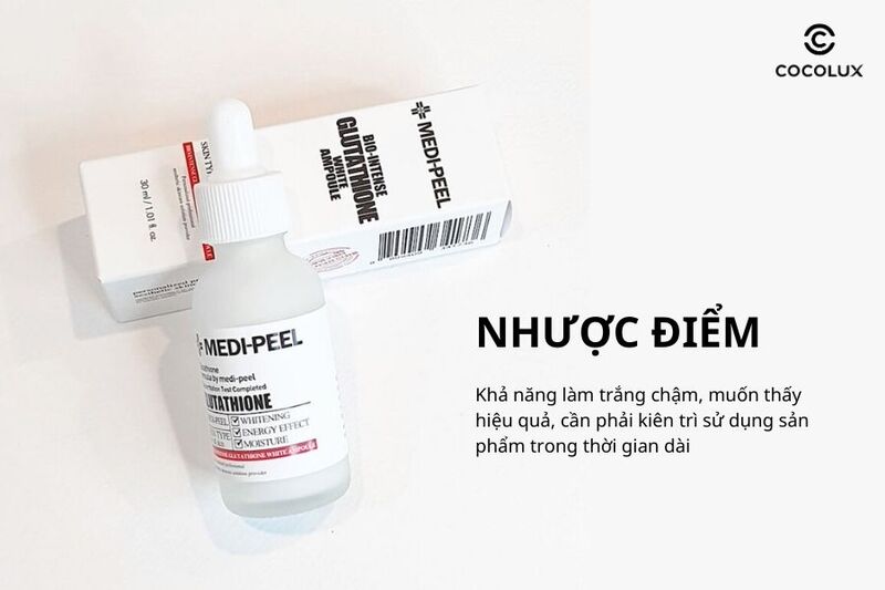 Review serum dưỡng trắng Medi