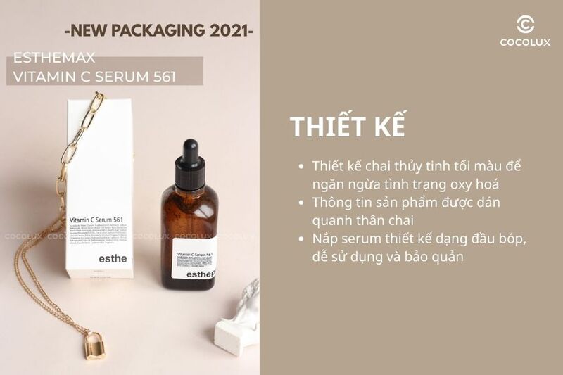 Thiết kế của tinh chất Esthemax EsthePro Vitamin C Serum 561