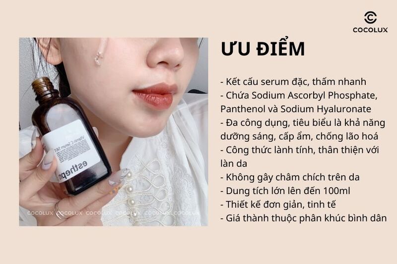 Ưu điểm của tinh chất Esthemax EsthePro Vitamin C Serum 561