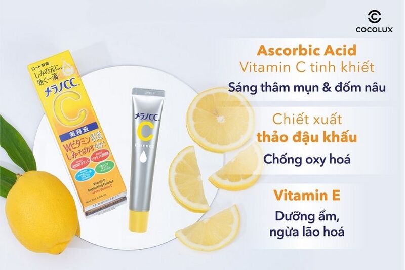 Thành phần tiêu biểu của tinh chất Melano CC Essence
