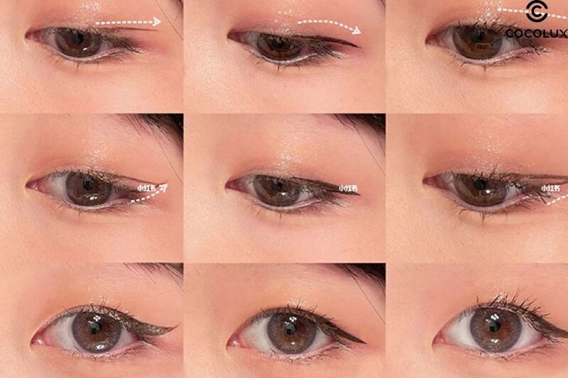 Cách kẻ mắt cho mắt 1 mí