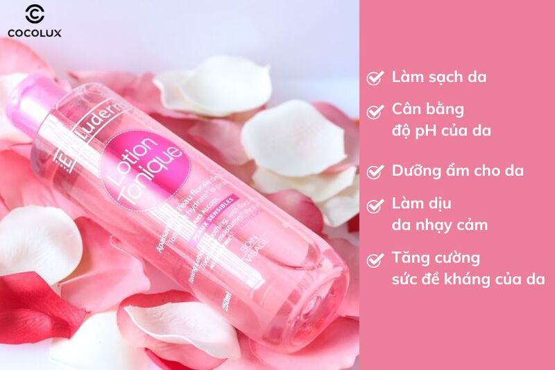 Công dụng của Toner Evoluderm Lotion Tonique