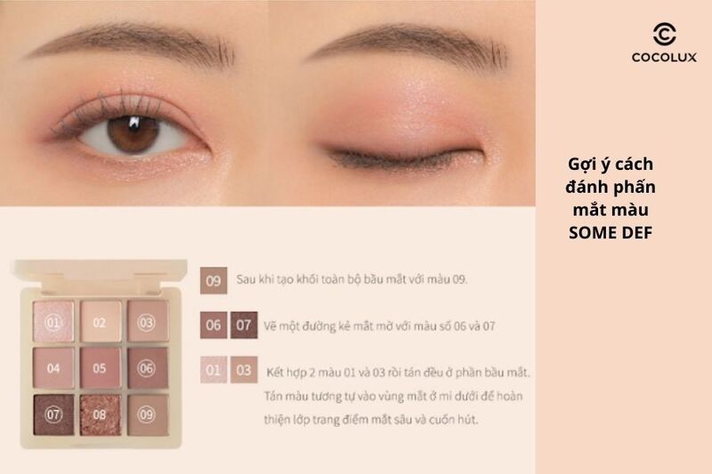 Review phấn mắt 9 ô 3CE Multi Eye Color Palette đình đám, được giới trẻ ...