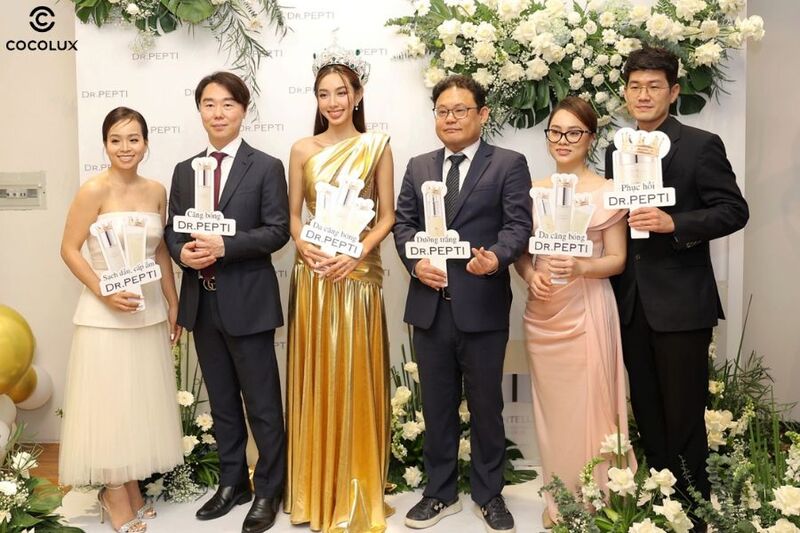 Hoa Hậu Nguyễn Thúc Thùy Tiên là đại diện thương hiệu của Dr. PEPTI tại Việt Nam