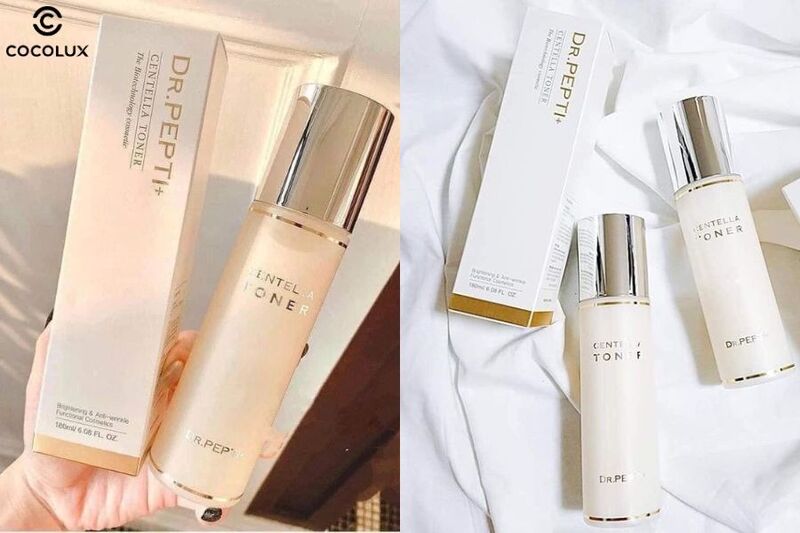 Thiết kế bao bì của Toner Dr.Pepti Centella
