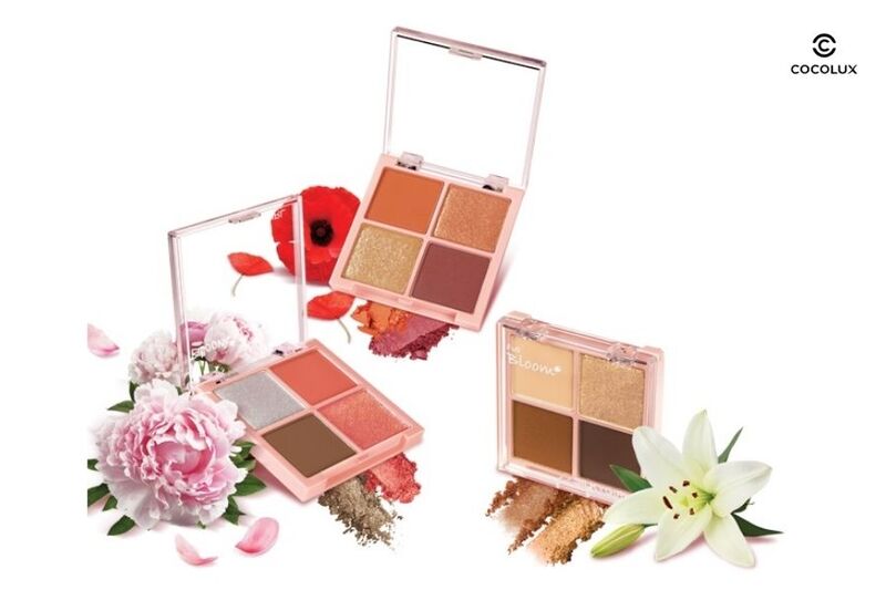 Bộ 3 bảng màu trong bộ sưu tập phấn mắt Silkygirl Full Bloom Shadow Quad