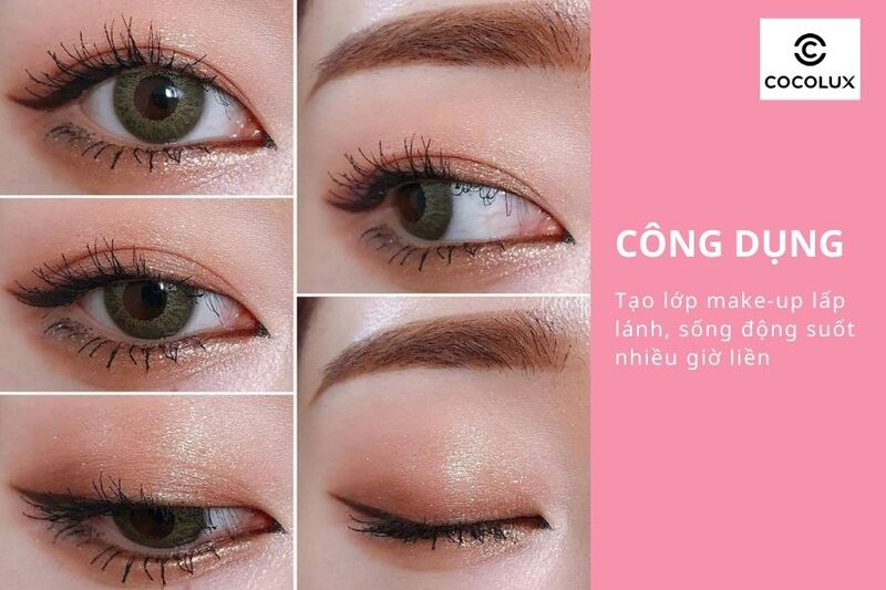 Công dụng của phấn mắt Vacosi Trio Eyeshadow