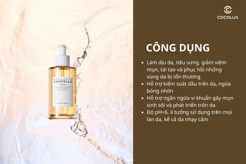 Công dụng của tinh chất Skin1004 Madagascar Centella Ampoule
