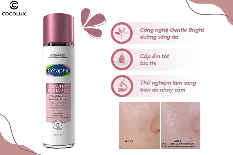 Độ an toàn Toner Cetaphil Làm Sáng Da