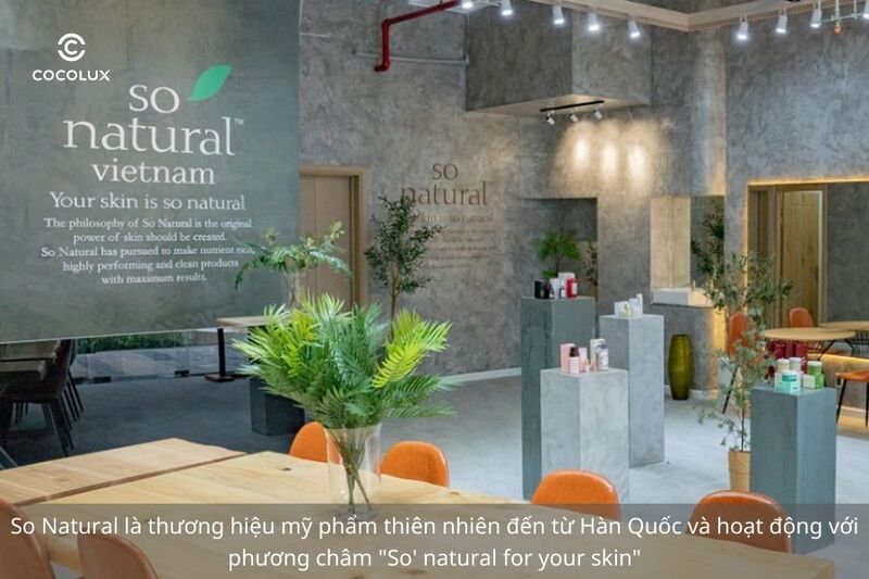 So Natural hiện đã có showroom tại Việt Nam