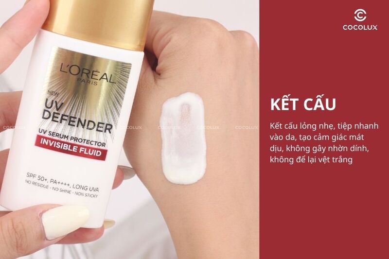 Kết cấu của kem chống nắng L