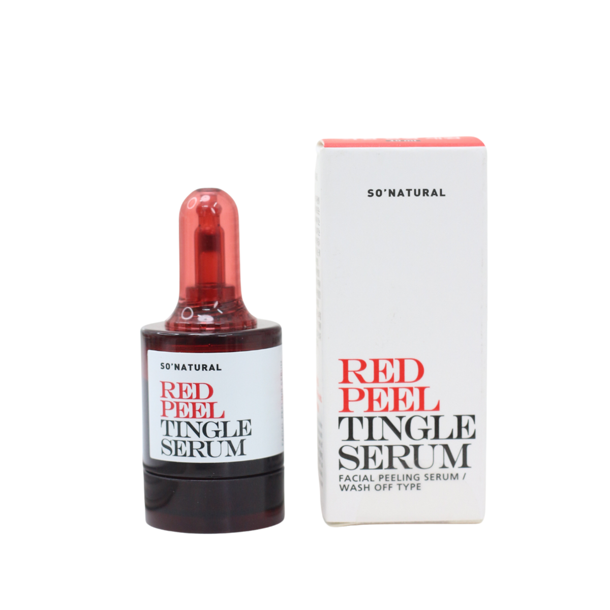 Serum So'Natural Red Peel Tingle Làm Giảm Mụn, Tái Tạo Làn Da 10ml