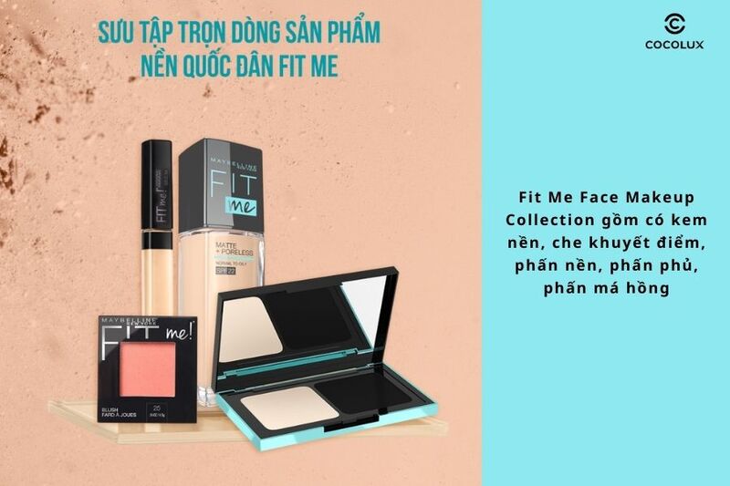 Fit Me Face Makeup Collection l&agrave; d&ograve;ng sản phẩm đang "l&agrave;m mưa l&agrave;m gi&oacute;" tr&ecirc;n thị trường hiện nay