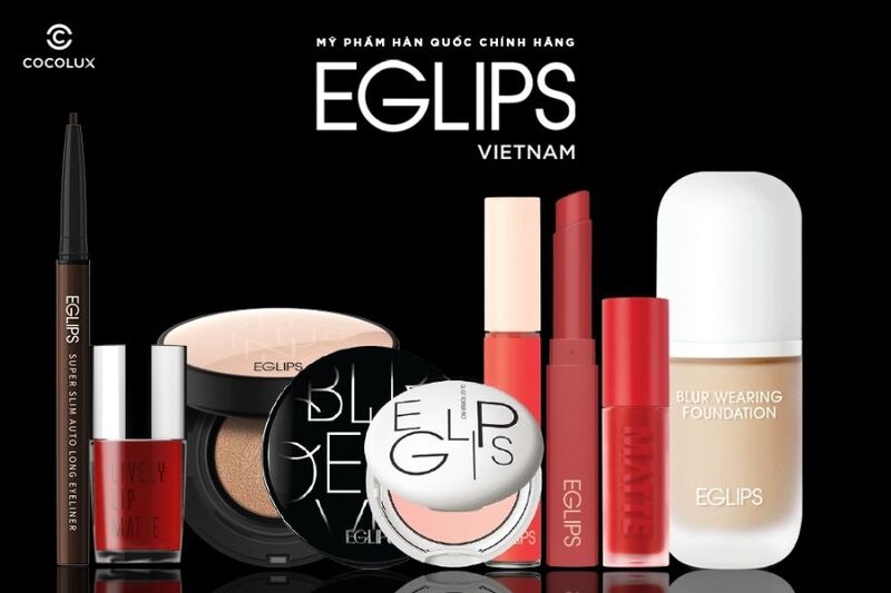 Eglips nghi&ecirc;n cứu v&agrave; sản xuất nhiều d&ograve;ng mỹ phẩm trang điểm đa dạng