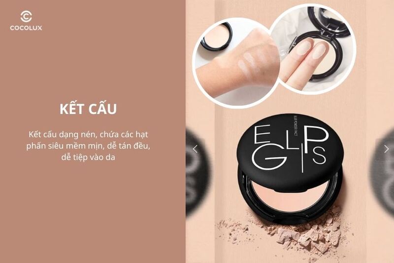 Kết cấu của phấn phủ Eglips Blur Powder Pact