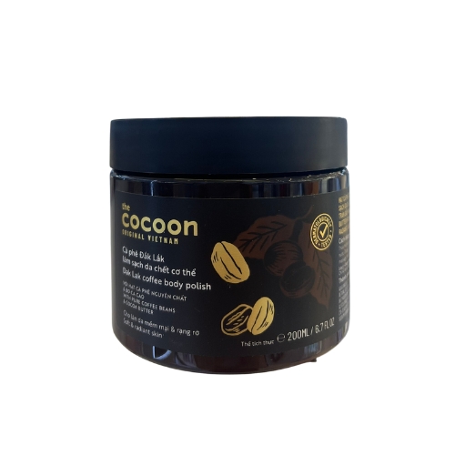 Tẩy Tế Bào Chết Body Cocoon Dak Lak Coffee Body Polish Cà Phê Đắk Lắk 200ml  (Mã Mới)