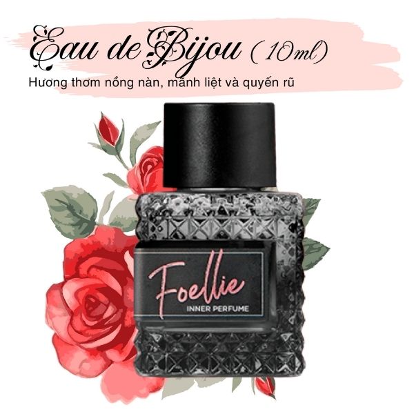 Nước Hoa Vùng Kín Foellie Eau De Bijou Innerb Perfume - Đen Full Size 10ml