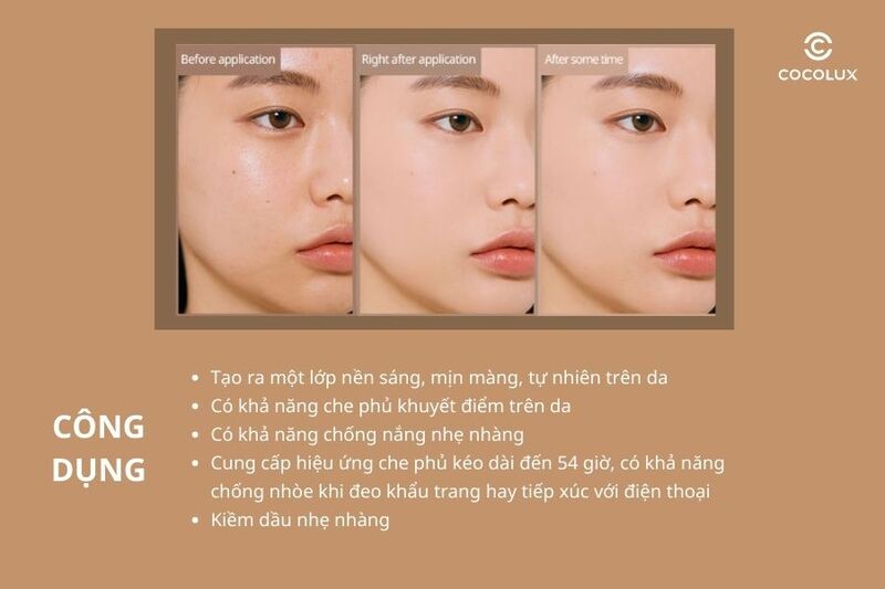 Công dụng của kem nền Clio Kill Cover New Matte Foundation SPF 20 PA++