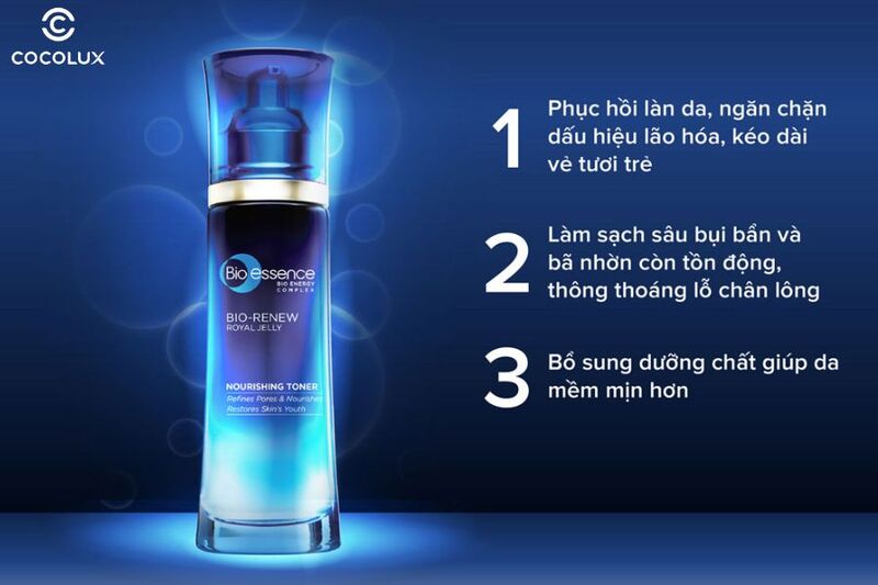 C&ocirc;ng dụng của Toner Bio Essence: Bio-Renew Dưỡng Da Tươi Trẻ