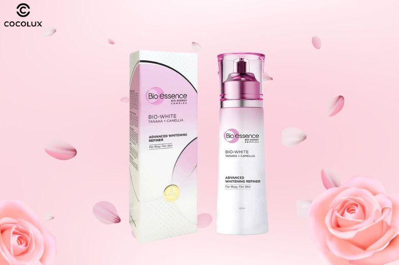 Thiết kế bao b&igrave; của Toner Bio-White dưỡng da s&aacute;ng hồng