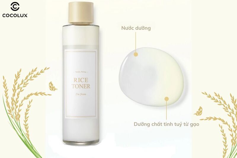 Kết cấu dạng lỏng của Toner Gạo I